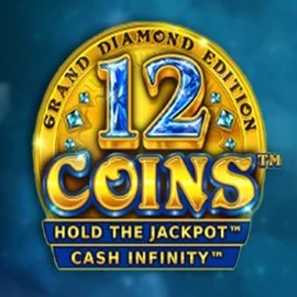12 Coins Grand Diamond Edition slot logo by Wazdan at Playone Casino