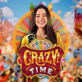 Crazy Time logo – Live Casino by Evolution at Playone Casino