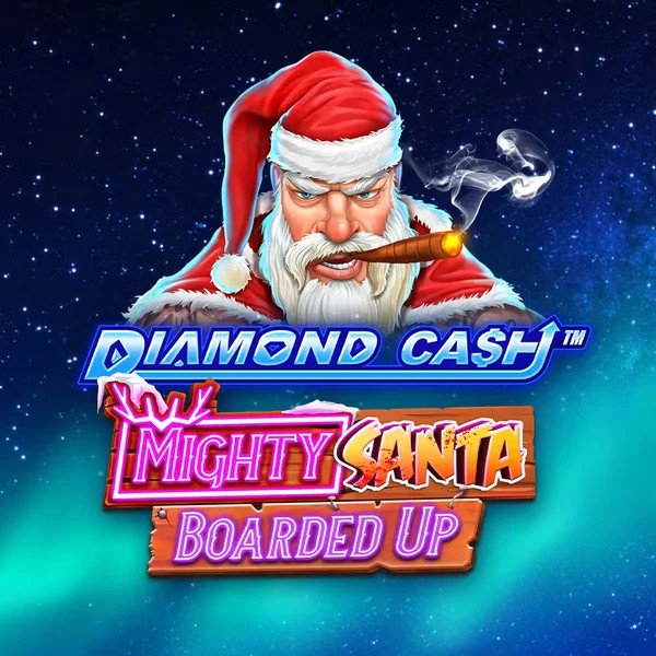 Diamond Cash Mighty Santa Boarded Up game by Greentube – logo hosted on Playone Casino