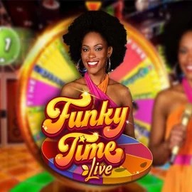 Official Live Casino logo: Funky Time by Evolution at Playone Casino