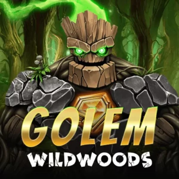 Golem Wildwoods logo by BF Games at Playone Casino