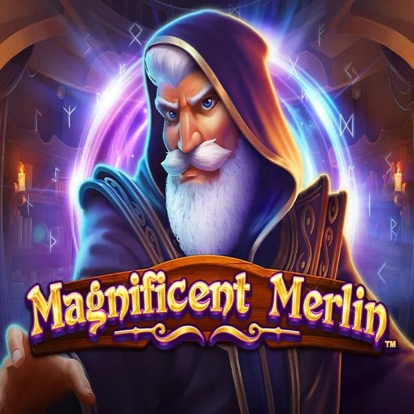 Slots logo of Magnificent Merlin from Greentube at Playone Casino