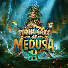 Stone Gaze of Medusa 2 online game logo by Stakelogic on playonecasino.eu